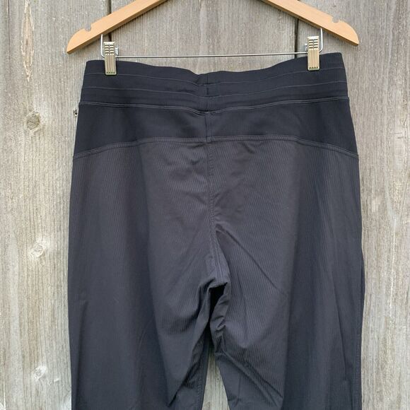 LULULEMON Dance Studio Pants Womens Sz 10 Black Stretch - Picture 4 of 11